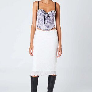 Cotton Candy LA Sheer Midi Skirt